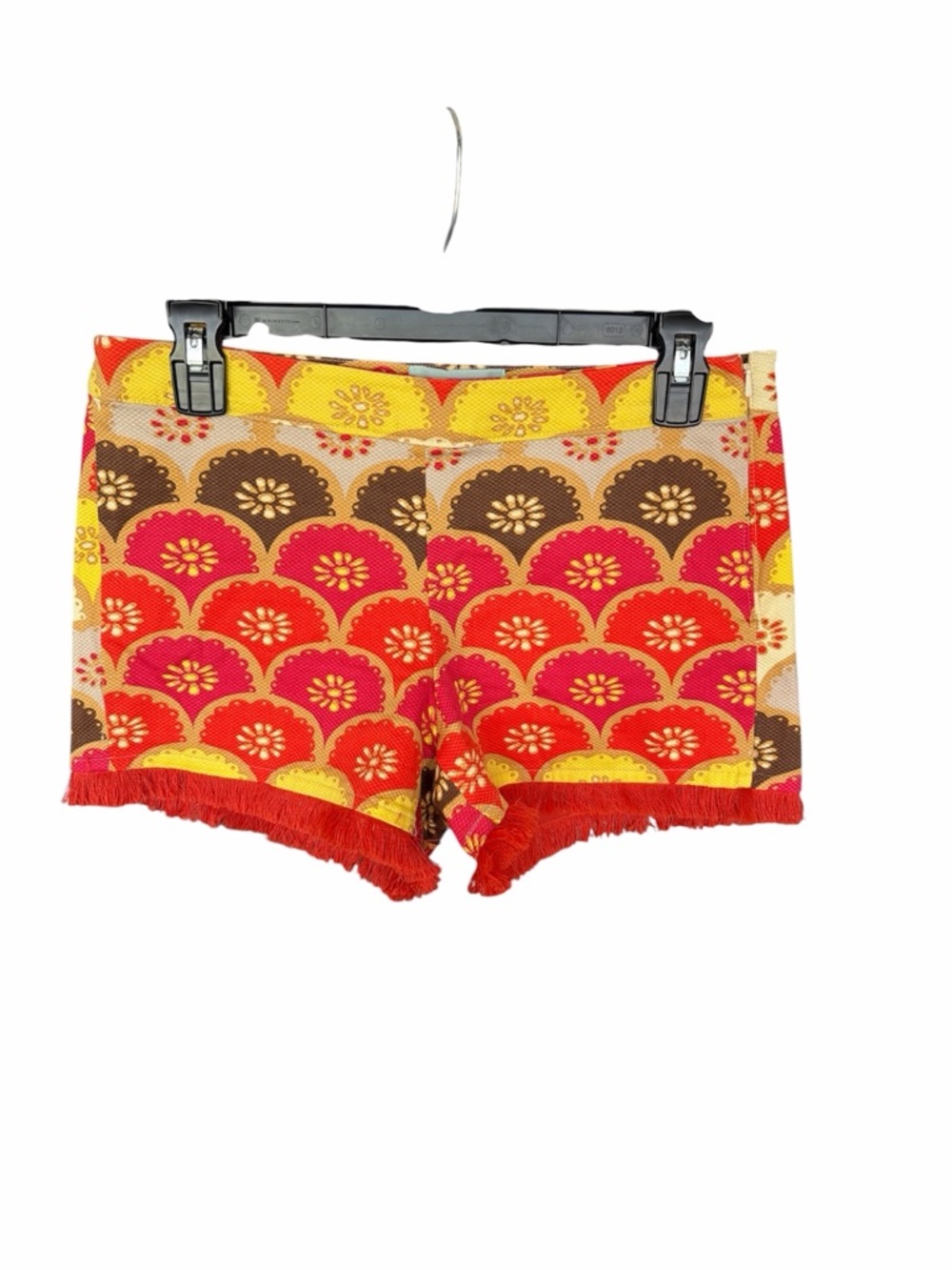 JUDITH MARCH Colorful Fringe Shorts size medium